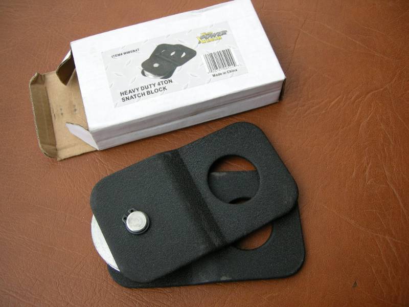 Wood Power Winch 4 Ton Snatch Block