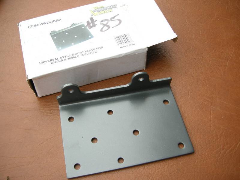 Wood Power Winch Universal Mount Plate