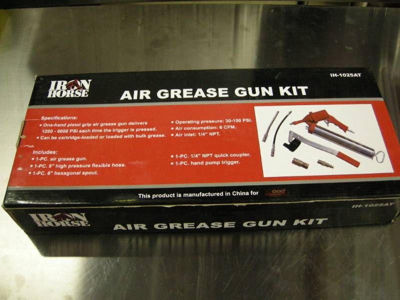 Iron Horse Air Grease Gun Kit