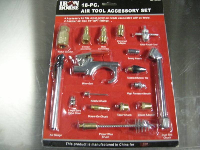 Iron Horse 18pc Air Tool Accessory Set