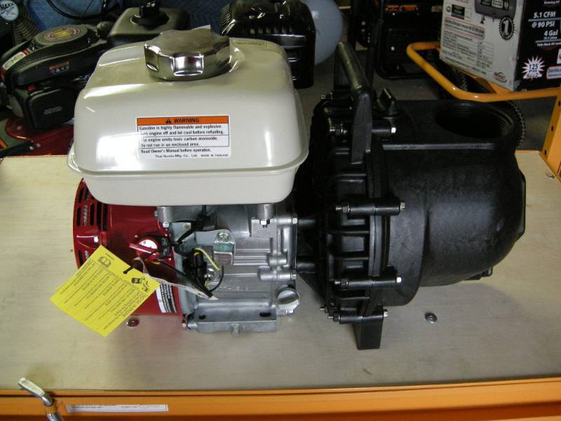Honda Powered Self-Priming Centrifugal Pump