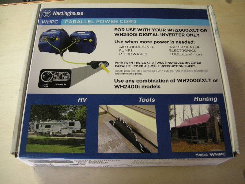 Westinghouse Parallel Power Cord