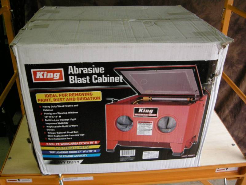 King Abrasive Blast Cabinet