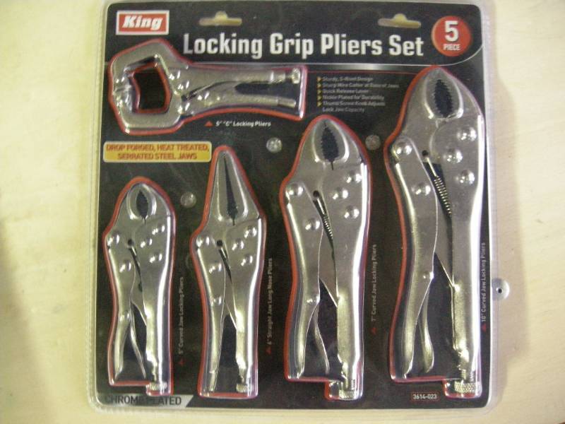 King Locking Grip Pliers Set