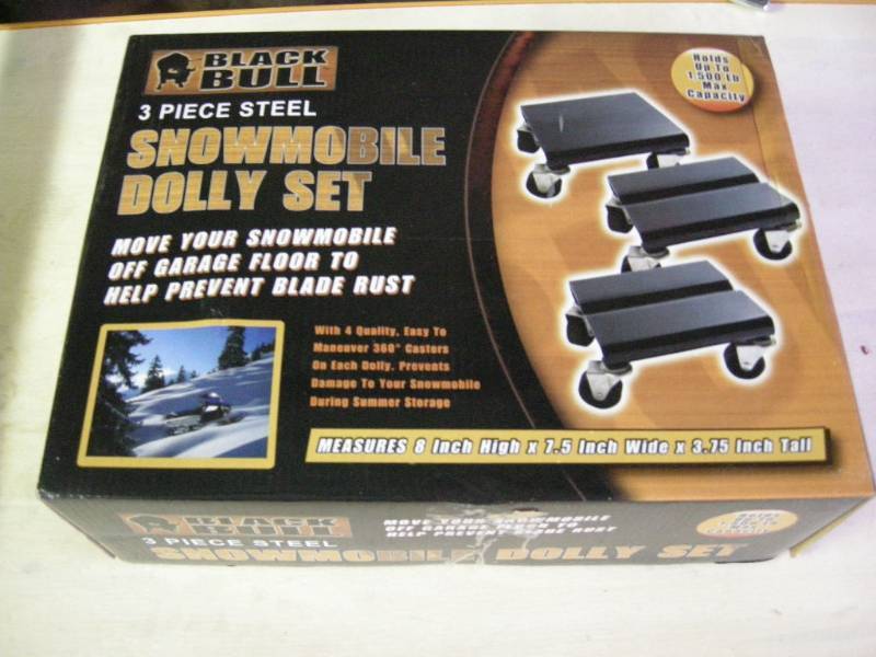 Black Bull Snowmobile Dolly Set