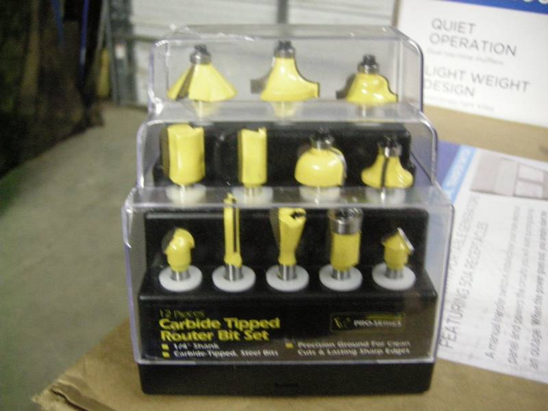 Pro-series Carbide Tipped Router Bit Set