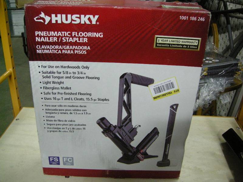 Husky Pneumatic Flooring NailerStapler