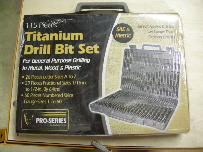 Pro-Series Titanium Drill Bit Set