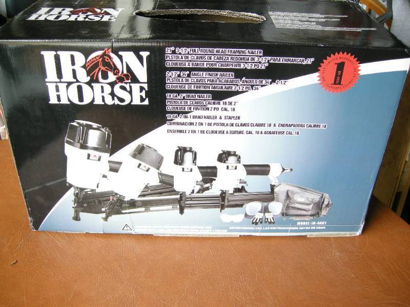 Iron Horse 4pc Nailer Kit