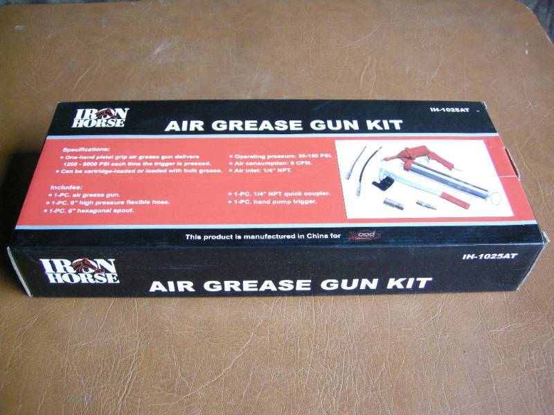 Iron Horse Air Grease Gun Kit