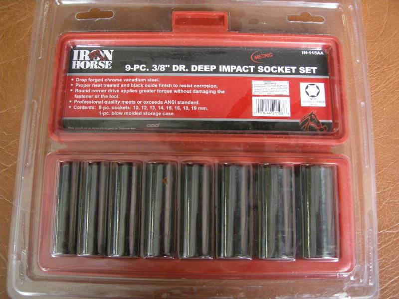 Iron Horse 38 Deep Impact Socket Set
