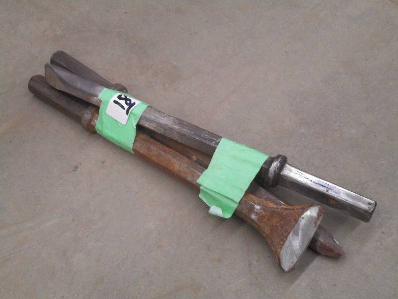 (3) Pneumatic Jackhammer Bits