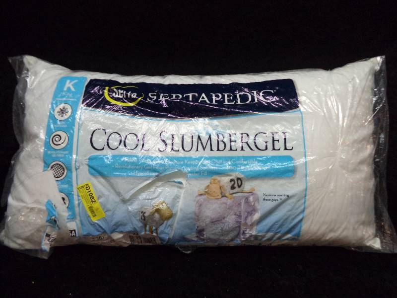 lot 25 image: Sertapedic Pillow - Cool Slumbergel, King