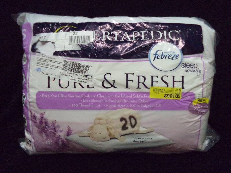 lot 26 image: Sertapedic Pillow - Pure & Fresh, Standard