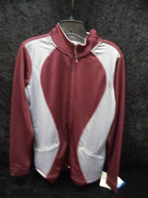 lot 34 image: NWT Russell Athletic Apparell - BurgandyGray Jacket