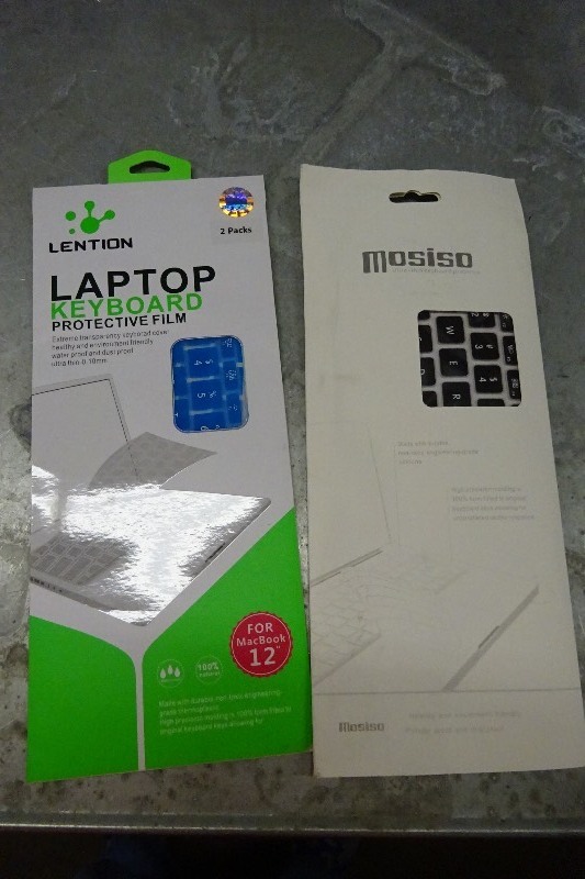 lot 6 image: Keyboard covers for MacBook 12