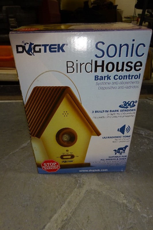 Sonic Bird house bark control