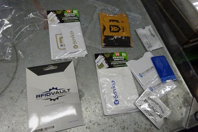 RFID Blocking sleeves