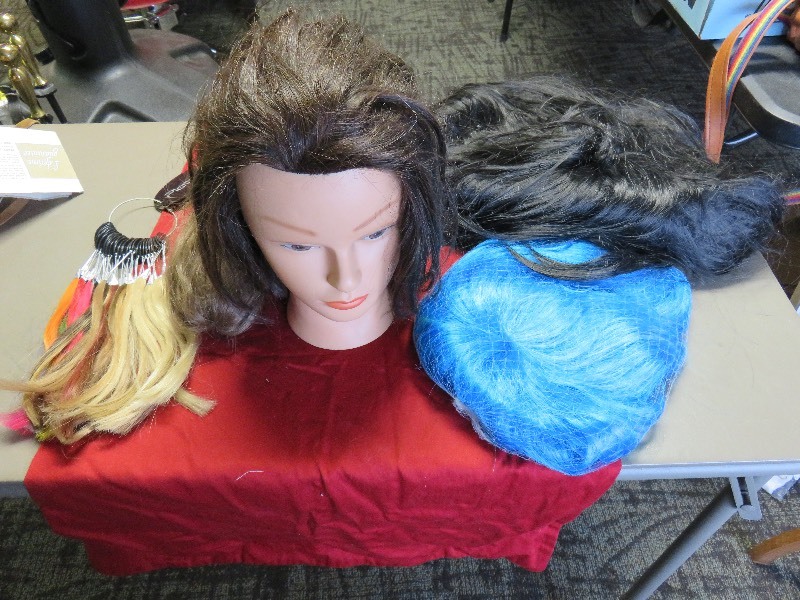 Manniquin HeadHair extensions