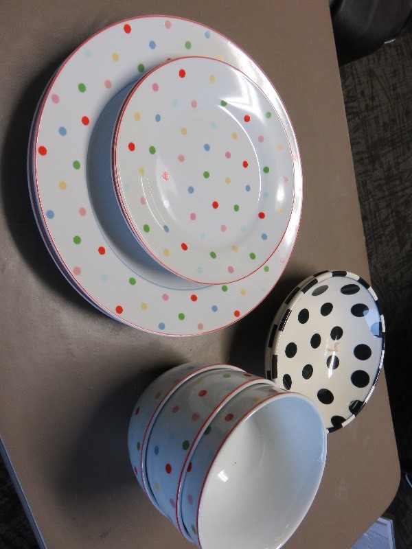 Polka Dot Dishes