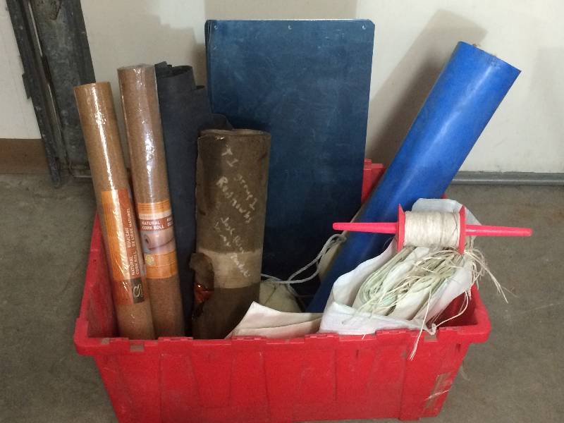 Roof Flashing, Cork Rolls, Sand Bags, Etc...