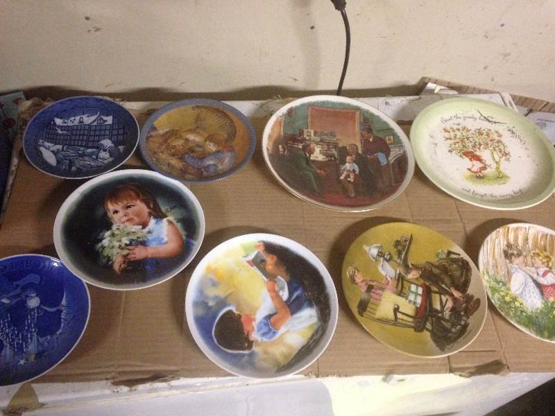 collector plates lot of  9