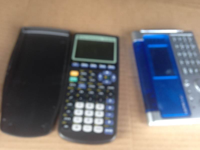 texas inst. calculator and weather radio