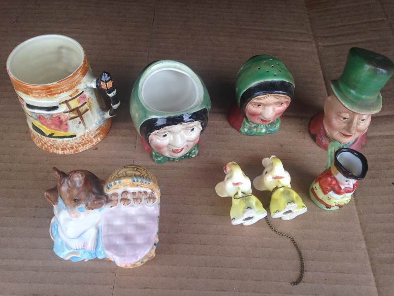beatrix potters figurine and other ceramic items lot