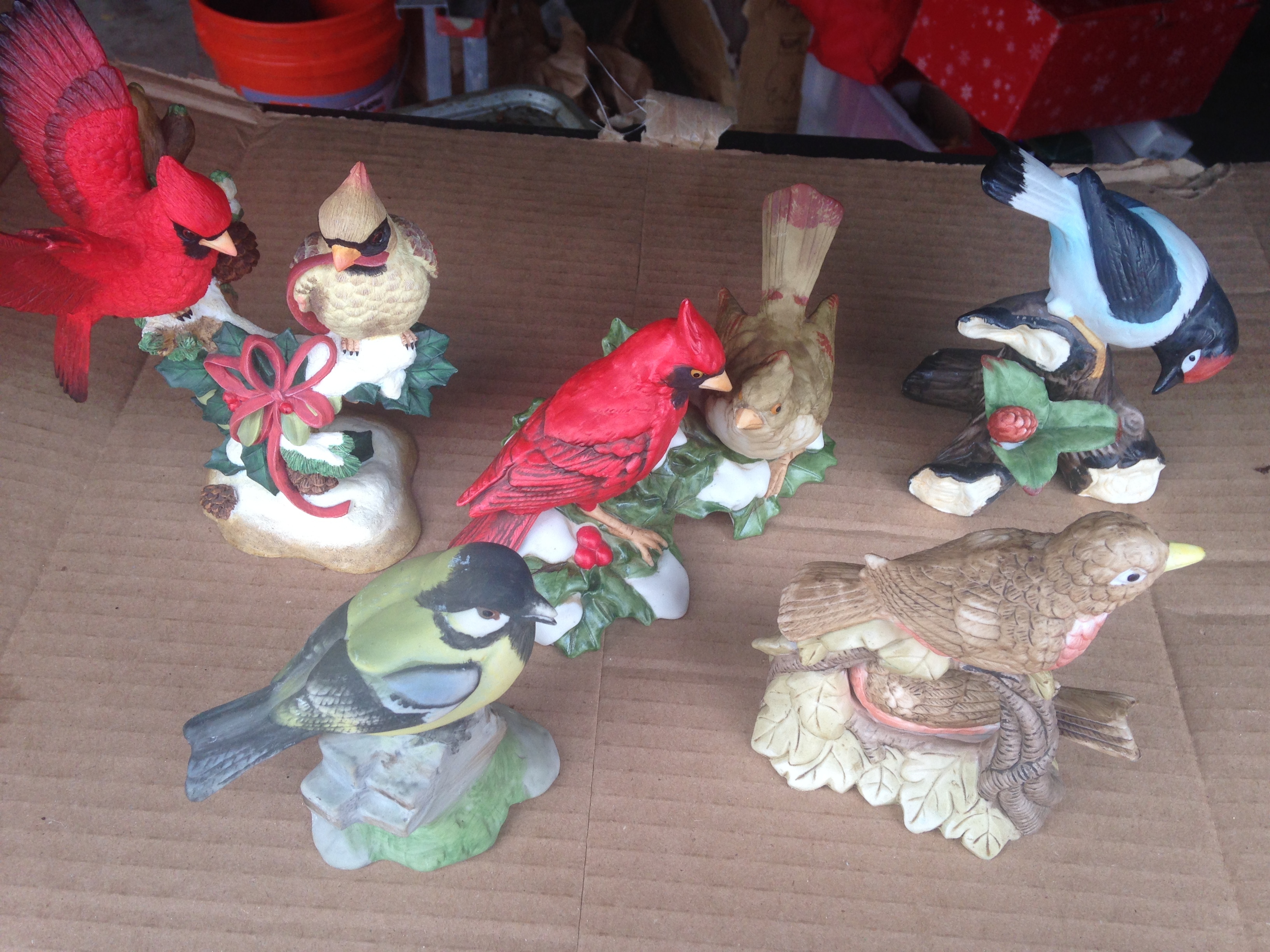 porcelain birds lot