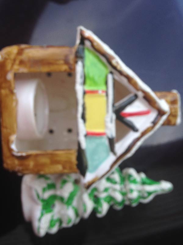 tea light christmas house