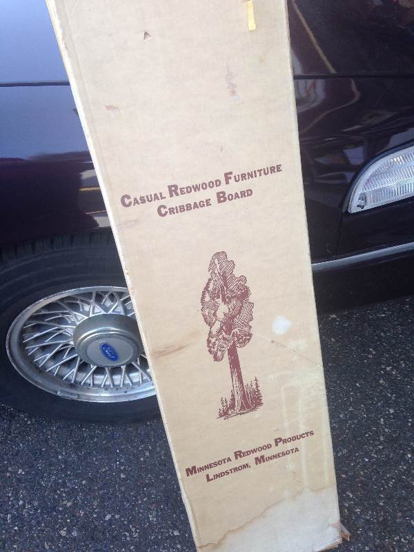 giant cribbage board (really giant)