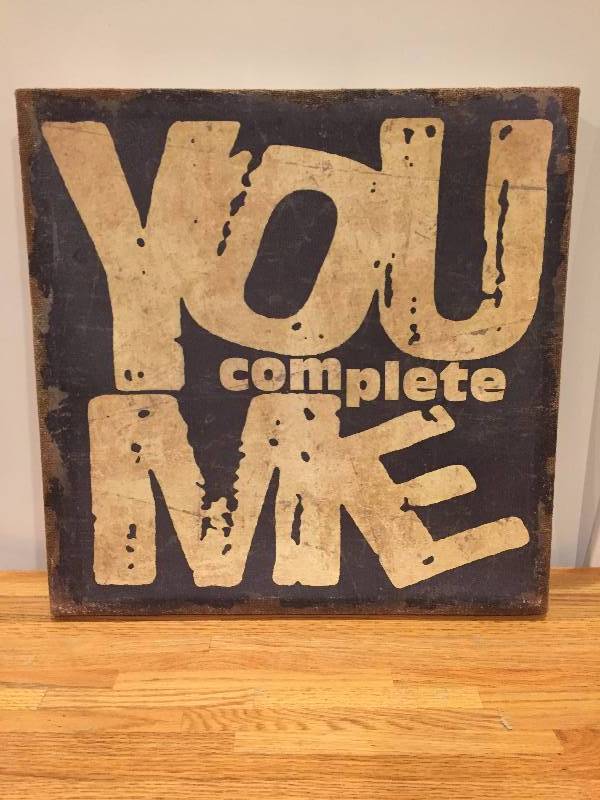 Burlap Sign