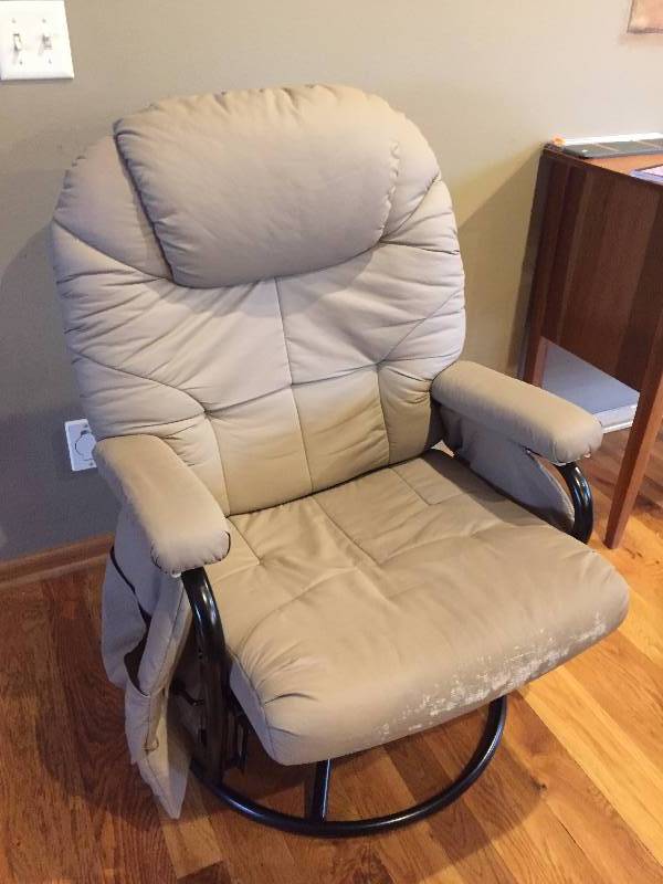 Tan Gliding Chair