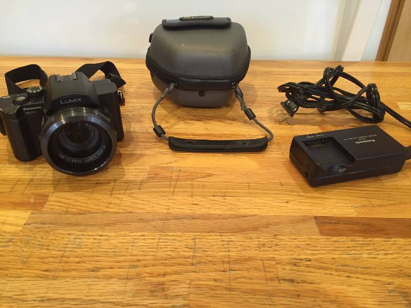 Lumix Camera, Battery Charger & Case