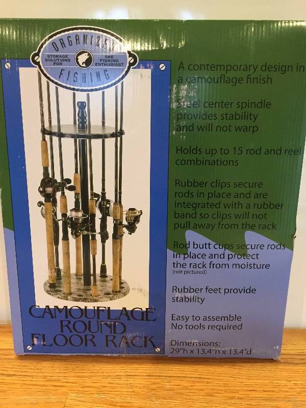 lot 22 image: Fishing Pole - Floor Rack
