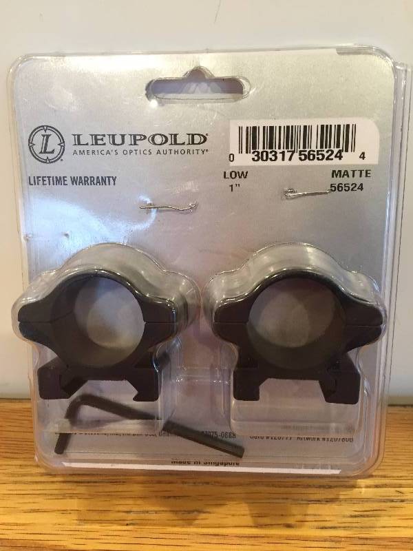 lot 45 image: Leupold 1 Scope Rings