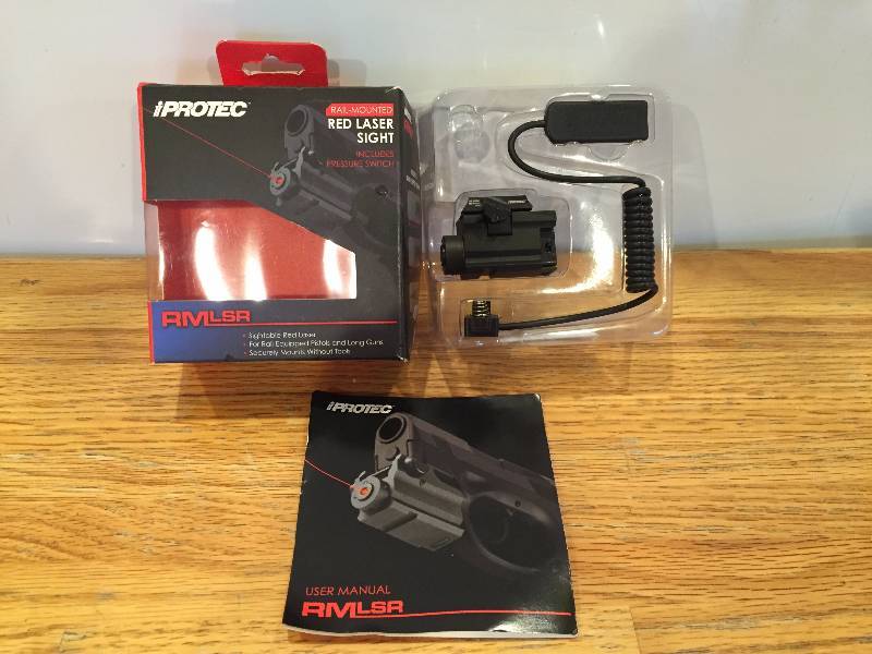 lot 55 image: iProtec - Rail Mounted - Red Laser