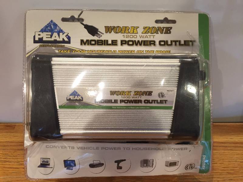 lot 75 image: Peak - 1200 Watt Inverter