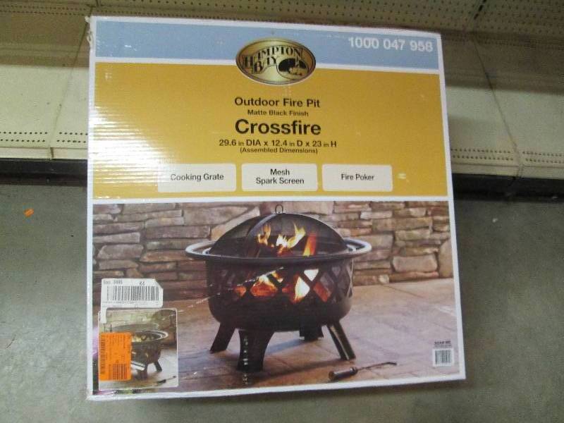 Hampton Bay Crossfire outdoor fire ...
