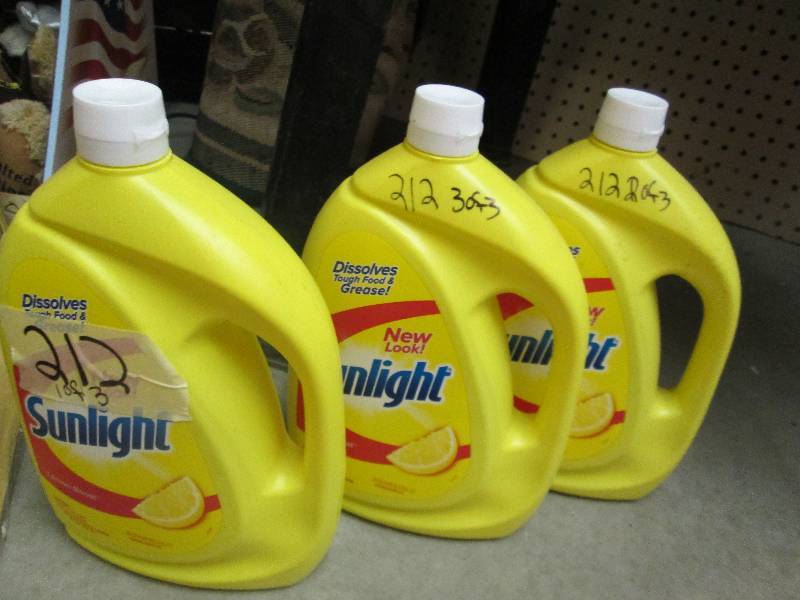 3 75 oz bottles of sunlight dish wa...