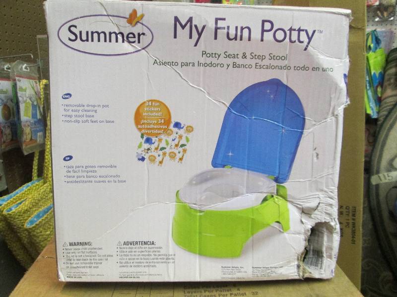my fun pottypotty seat and stool wi...