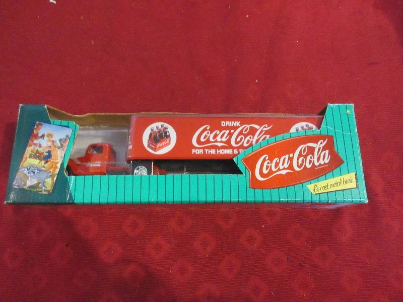 COCA COLA DIE CAST COIN BANK