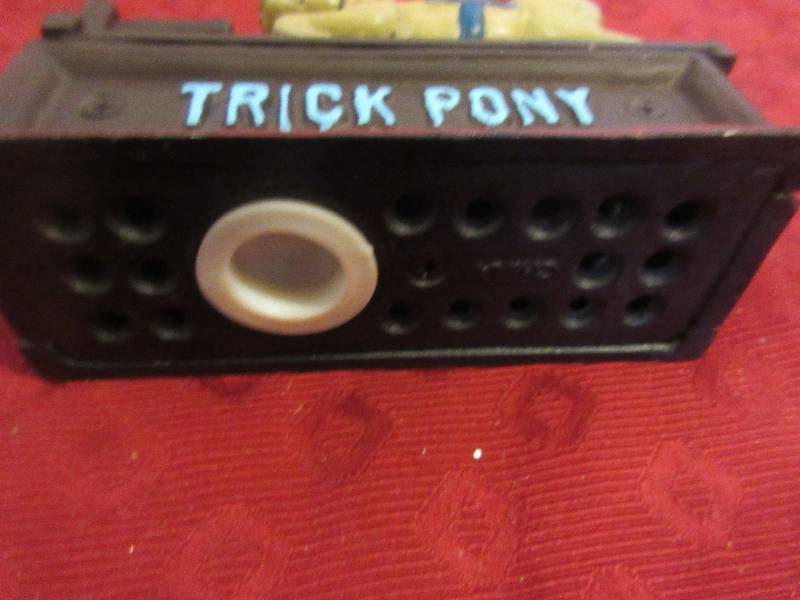 TRICK PONY DIE CAST METAL BANK