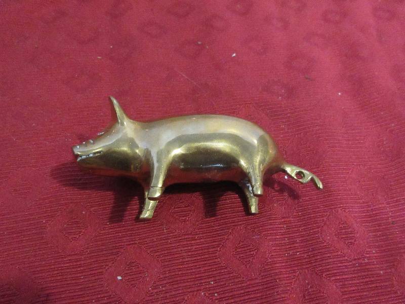 BRASS PIG