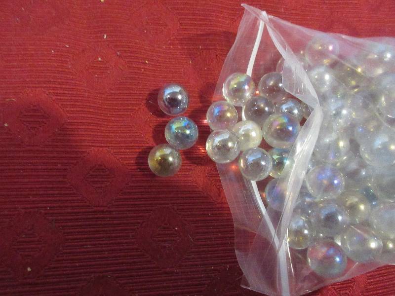 BAG OF COLLECTIBLE MARBLES