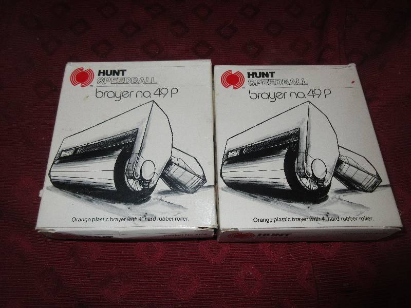 2 BRAYER NO 49 SPEED ROLLERS