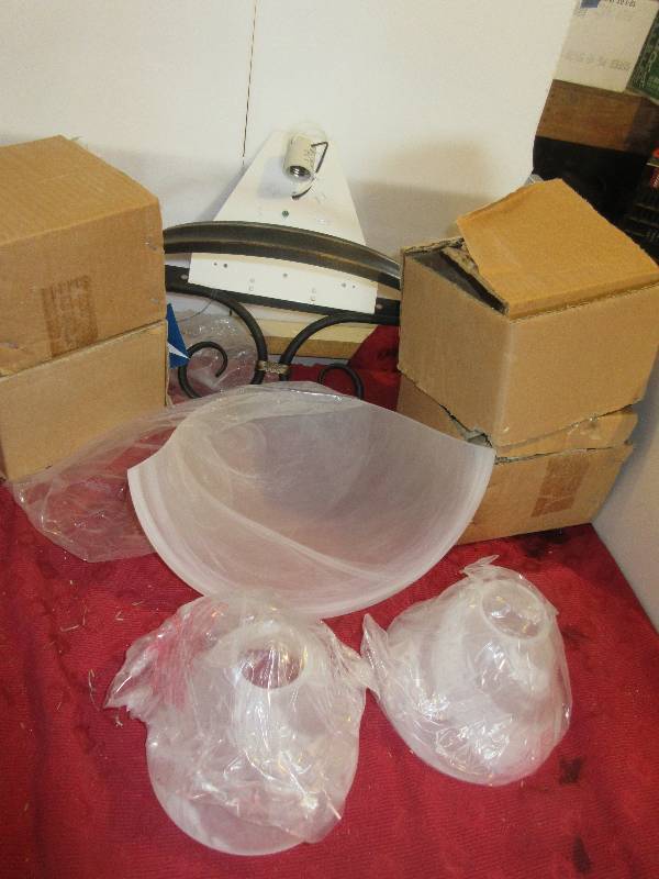 GLASS LIGHT FIXTURES