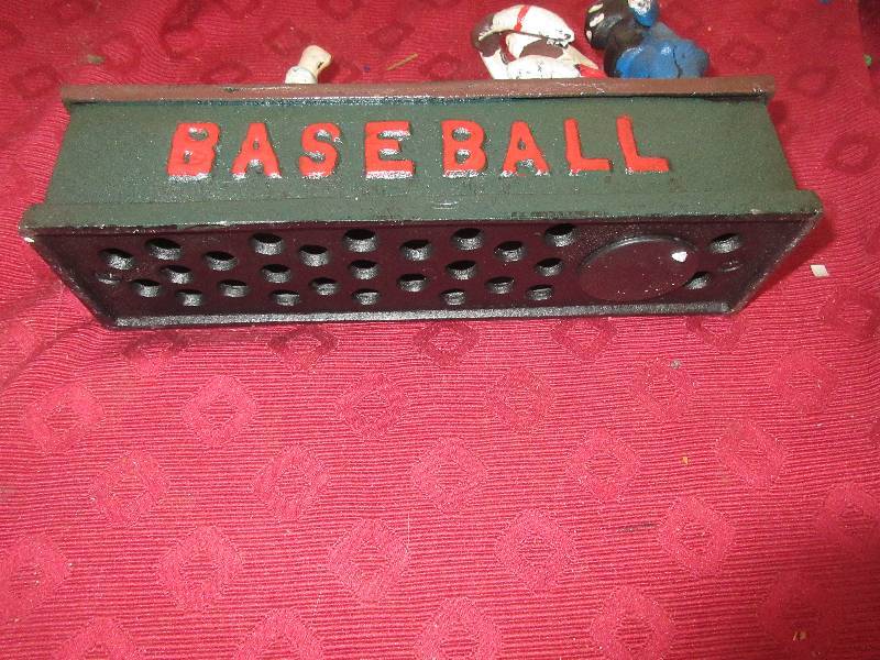 CAST IRON BASE BALL BANK