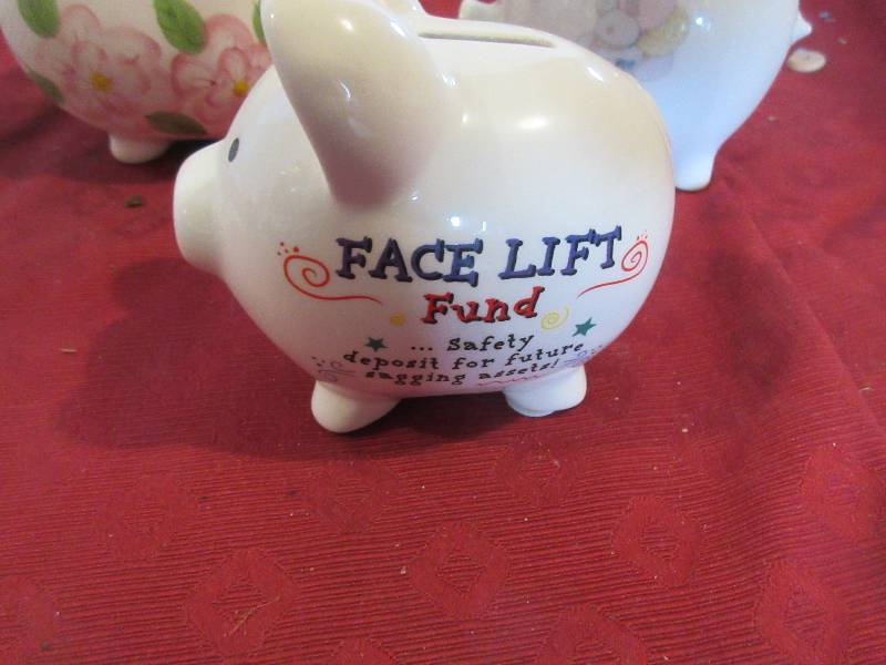 3 COLLECTIBLE PIGGY BANKS