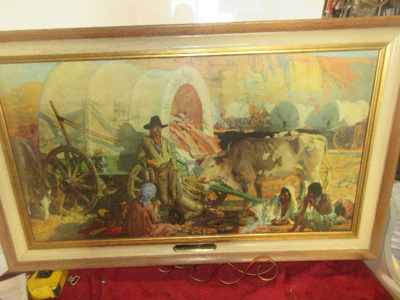 WESTERN PICTURE SANTA FE TRAIL